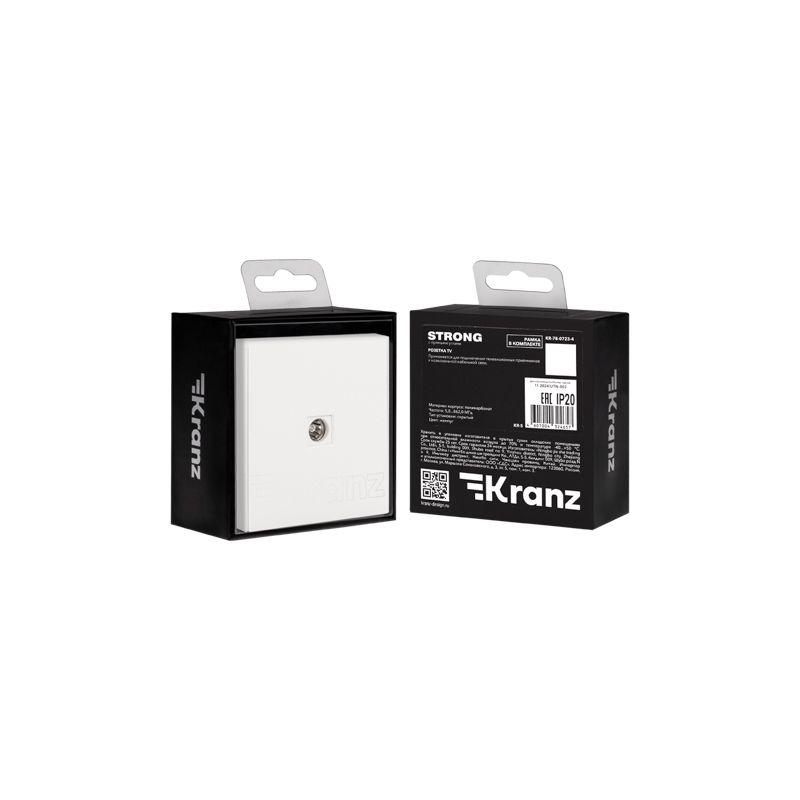 Розетка СП STRONG MIELE TV жемчуг Kranz KR-78-0723-4