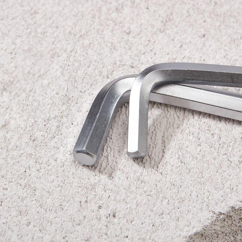 Набор ключей имбусовых HEX 1.5-10мм CrV 9шт удлиненные с шаром Kranz KR-12-5211