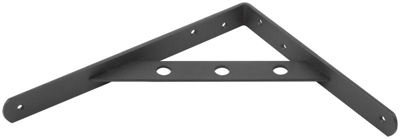 Уголок-кронштейн усиленный 250х200мм черн. КУРС 66106