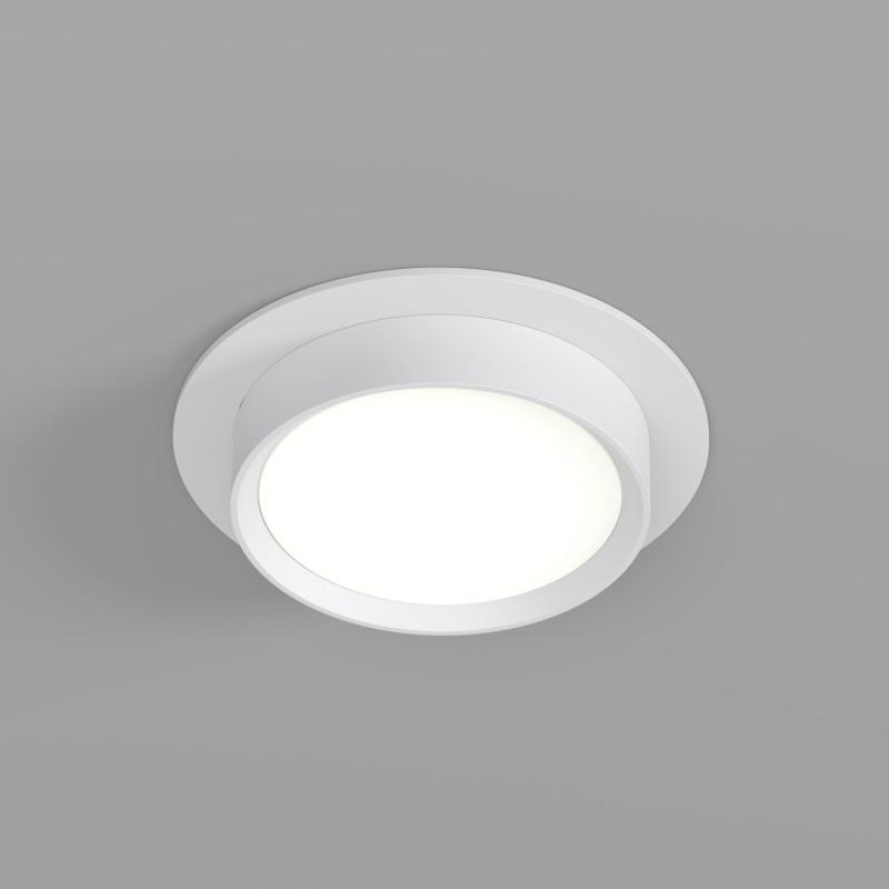 Светильник FLAT 15Вт GX53 IP20 LED встраив. алюм. бел. DENKIRS 772618