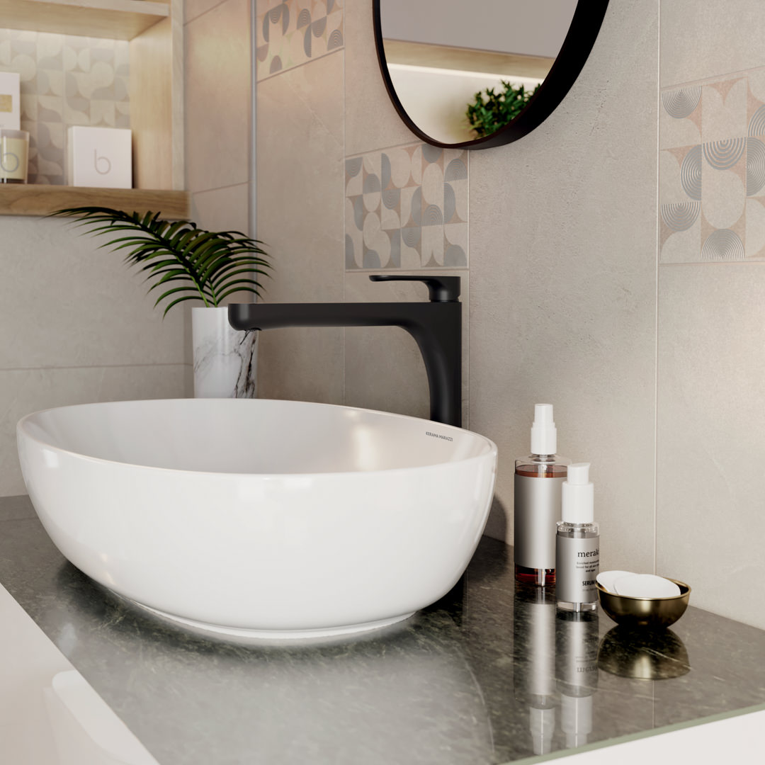 Раковина PLAZA накладная 60, белая глянцевая