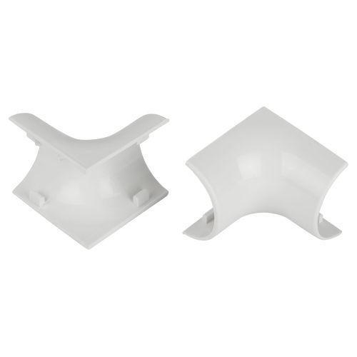 Угол для кабель-канала полукруглого внутр. 30х13мм IC-KK-30-13-FW бел. (уп.2шт) Эра Б0064896