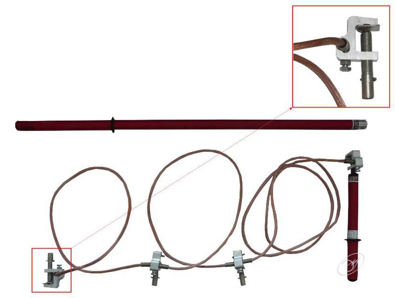 Заземление переносное для распределительных устройств ЗПП-15Н сечение 50мм с протоколом испытаний ЭЛЕКТРО ТРЕЙД ZAP143-50-P