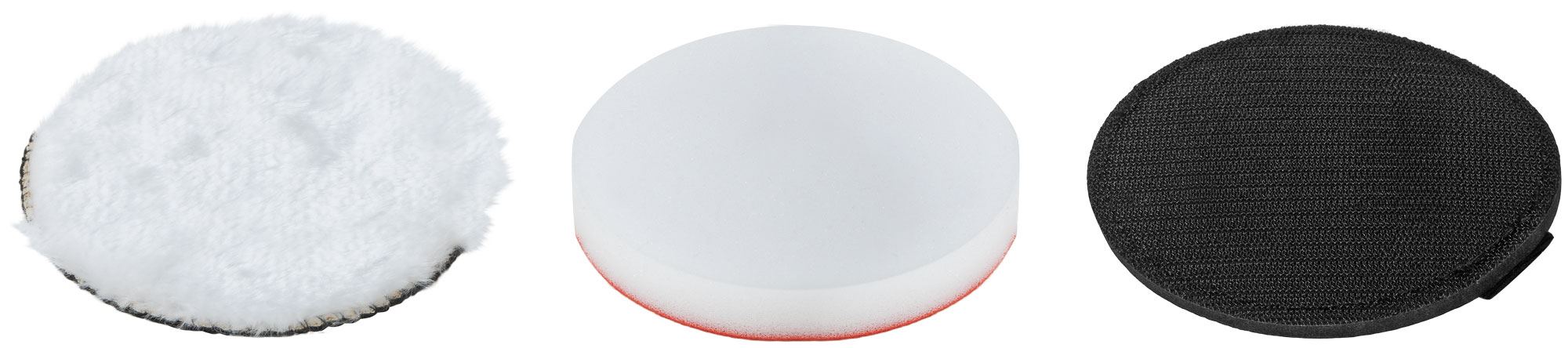 Набор насадок полировальных, 3 шт., 125 мм