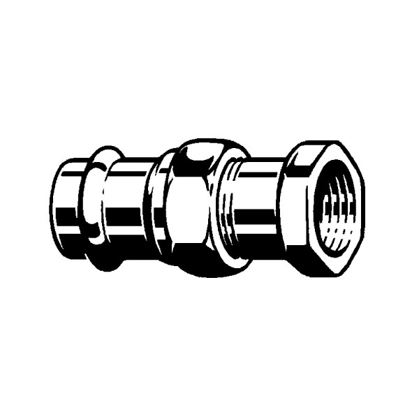 Разъёмное соединение Sanpress с SC-Contur 28x3/4