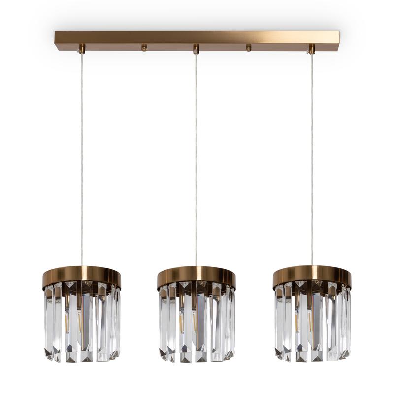 Светильник Evoke 40Вт E14х3 IP20 подвесной Freya FR5330PL-03BZ