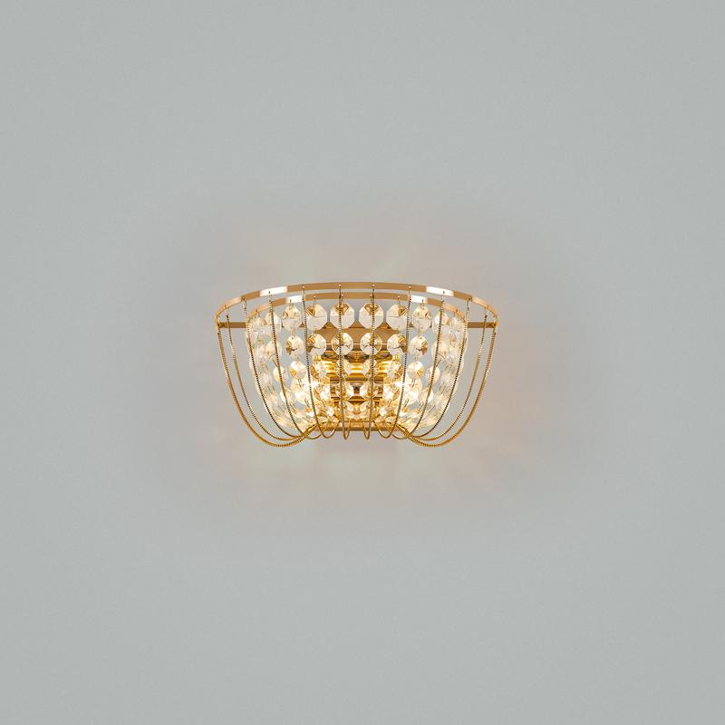 Светильник Pava 60Вт E14х2 IP20 бра настен. Freya FR1016WL-02G