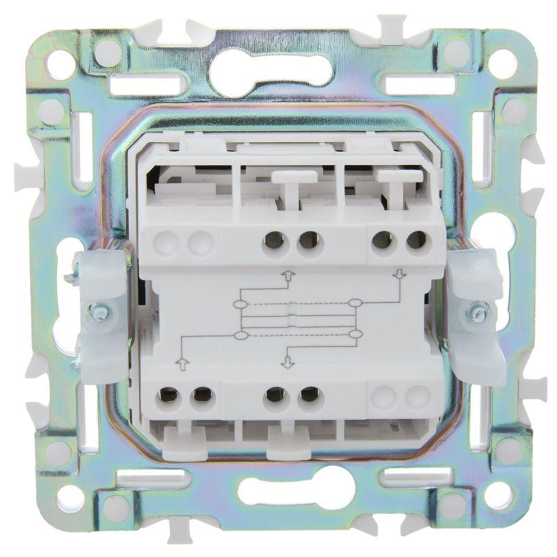 Выключатель перекрестный 1-кл. SKANDY 10А SK-V03T титан IEK SK-V13-0-10-K48
