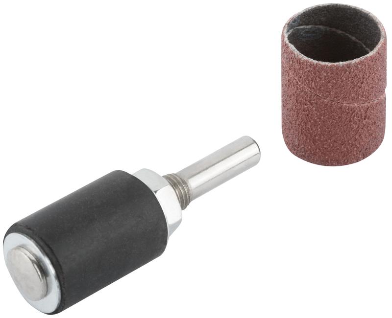 Бандаж наждачный и барабан наждачный набор 10+1шт FIT 36914