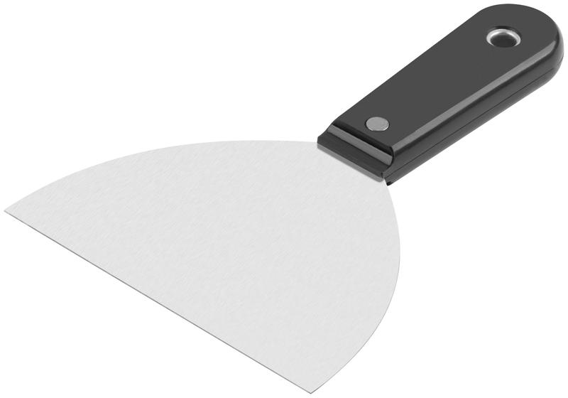 Шпатель с пластиковой ручкой полированный 5дюйм (125мм) FIT 06300