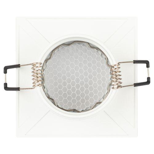 Светильник KL110 MR16 GU5.3 встраив. алюм. WH бел. матов. ЭРА Б0061529