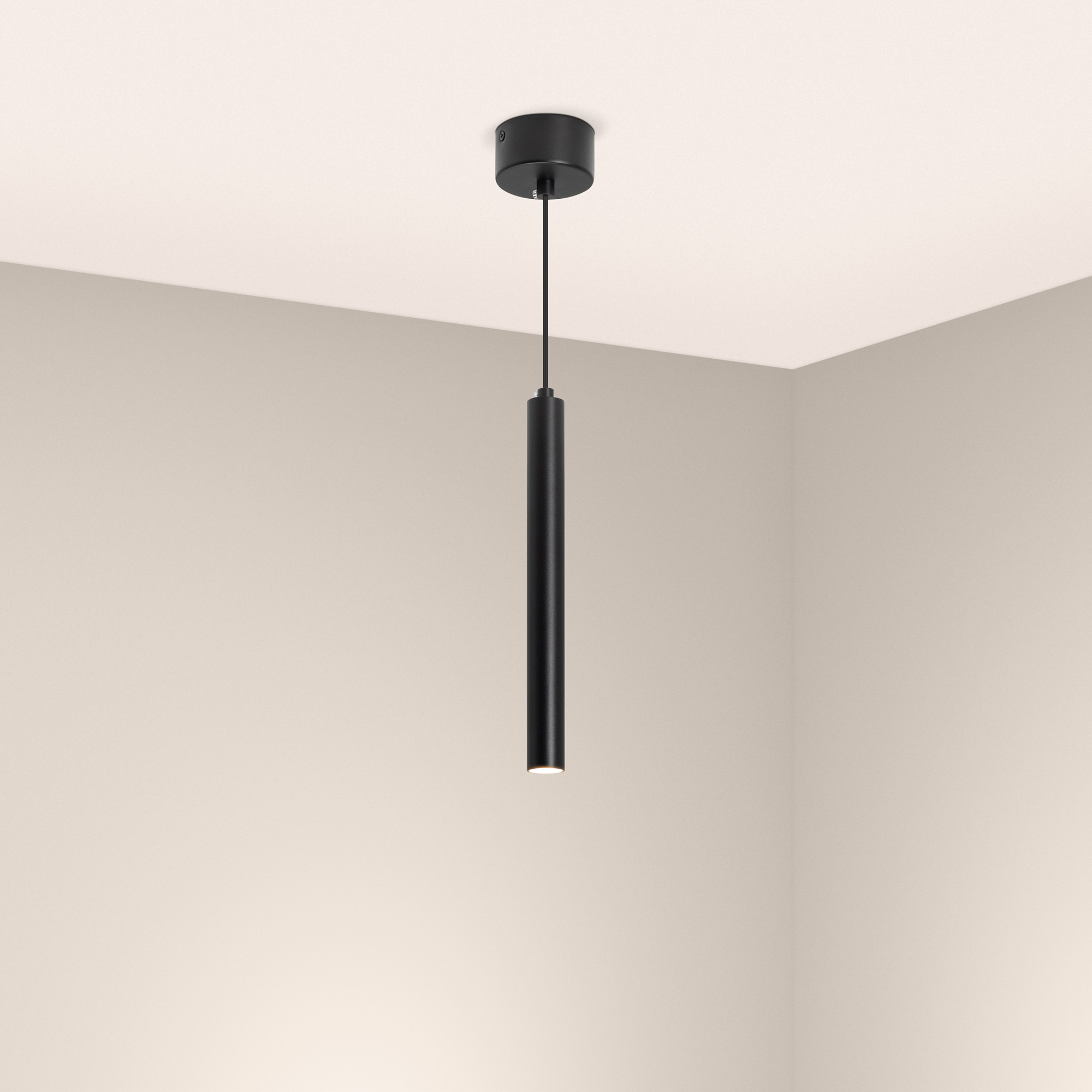 Светильник SP-PIPE-HANG-L300-R30-9W Day4000 (BK, 24 deg, 230V) (IP20 металл, 3 года)