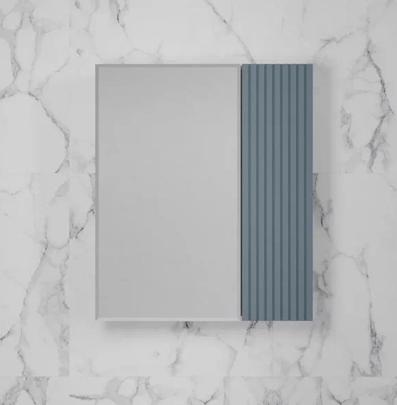 Зеркальный шкаф «Стокгольм» 60 см графит софт