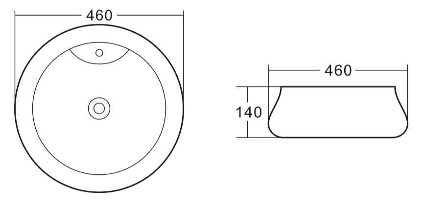 Накладная раковина BelBagno BB1398