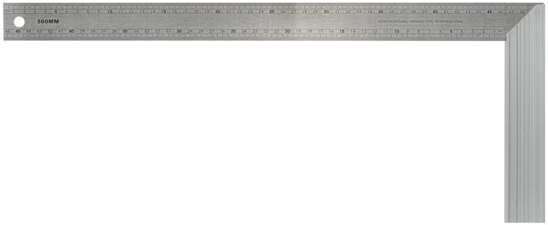 Угольник столярный профи 500х200мм FIT 19548