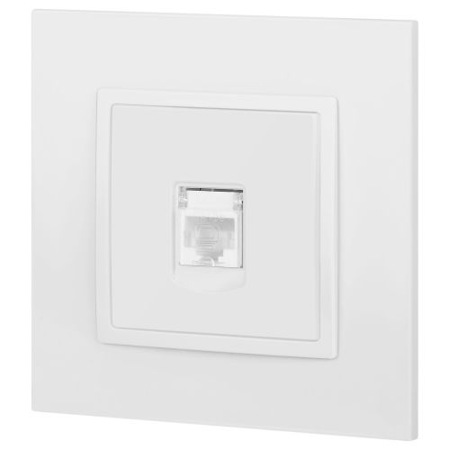 Розетка компьютерная Elegance 14-3107-01М RJ45 матов. бел. Эра Б0065763