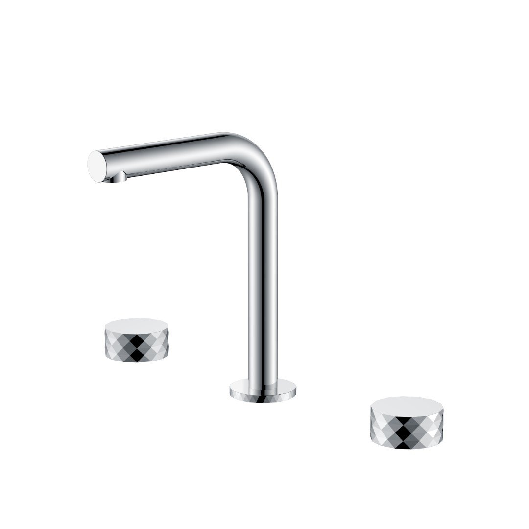 Смеситель на столешницу STICK DIAMOND на 3 отв. CHROME