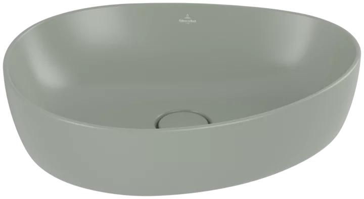 4A73 51 R8 Раковина накладная Antao 510x400x146 цв. Morning Green Villeroy&Boch (337438)