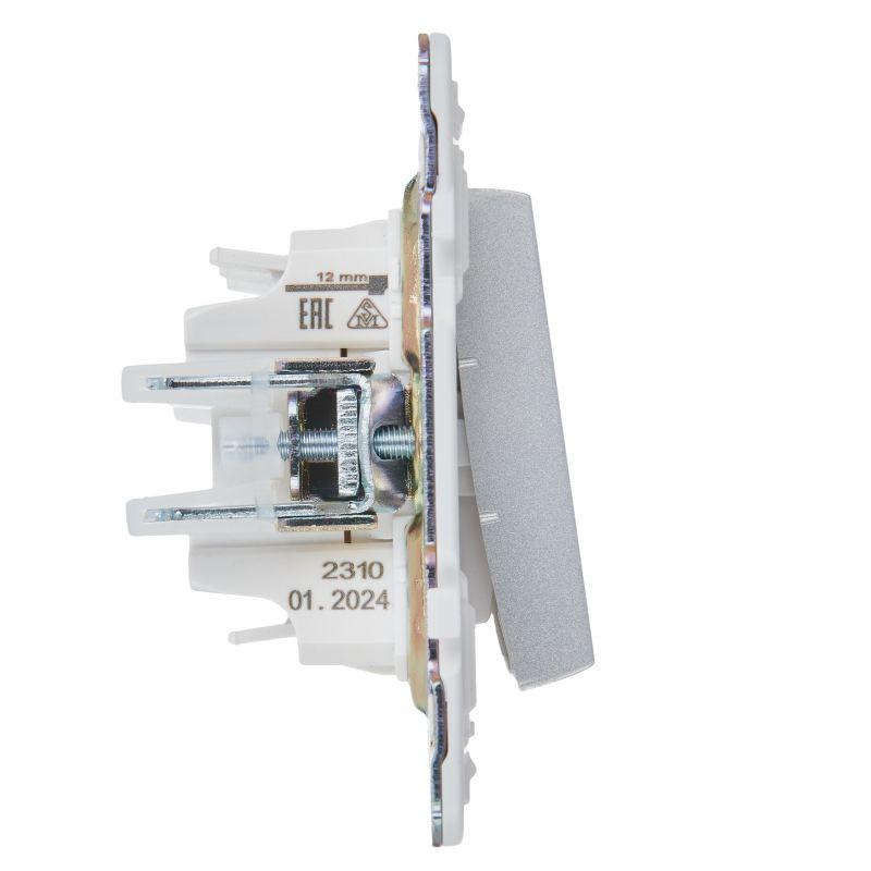 Выключатель 3-кл. SKANDY 10А SK-V11S серебр. IEK SK-V30-0-10-K23