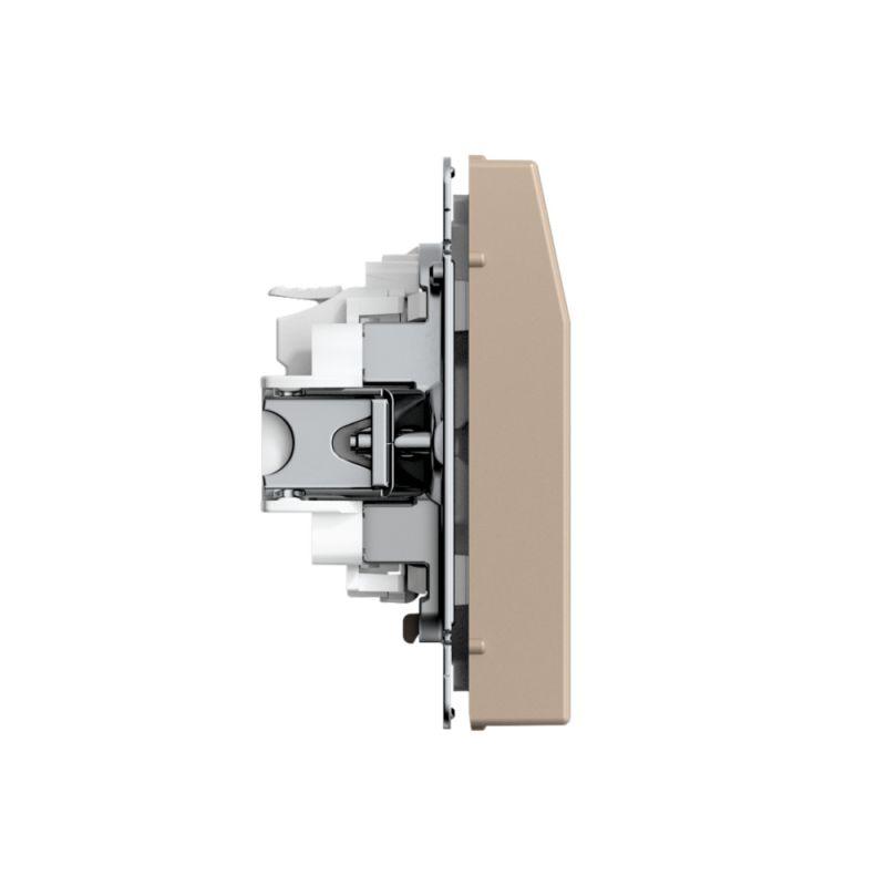 Выключатель карточный ArtGallery 10А без задержки времени быстрозажим. клем. песочн. SE GAL001214S