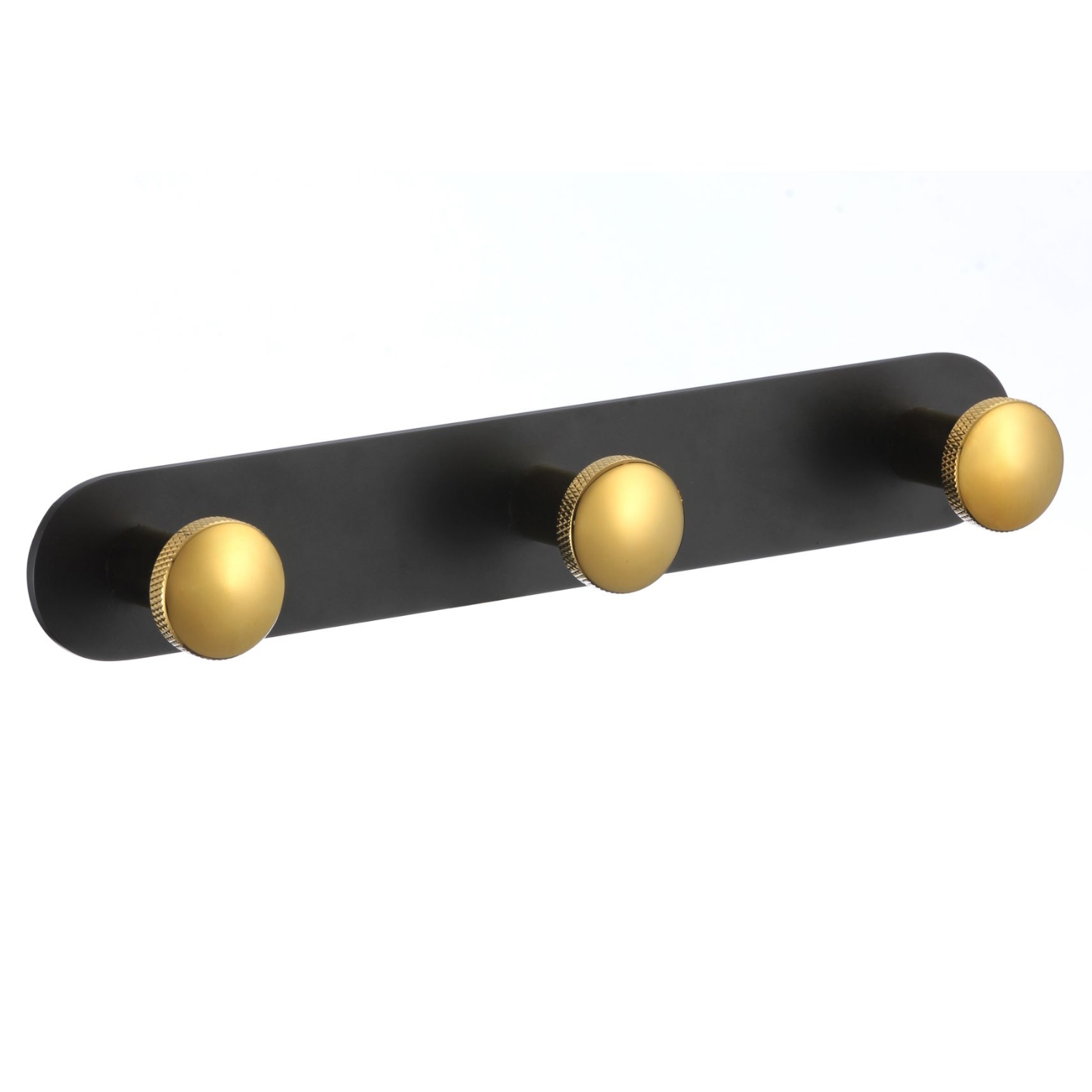 Планка с крючками Savol S-002173HB, черный/золото