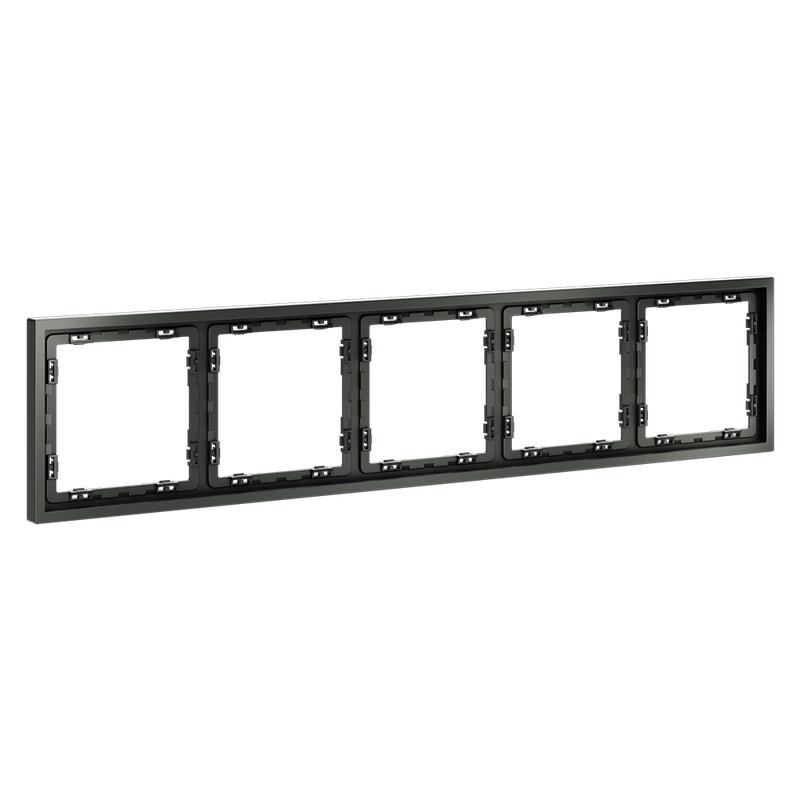 Рамка 5-м S70 пластик. титан Voltum VLS100506