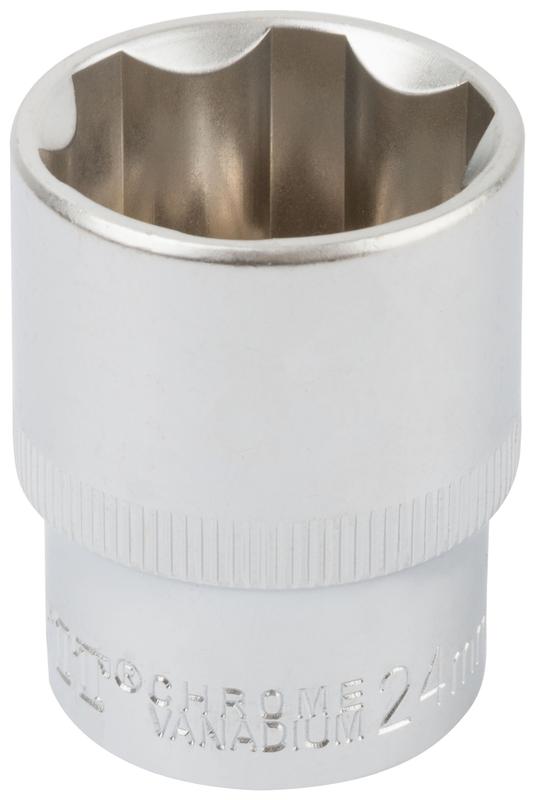 Головка шестигранная CrV 1/2дюйм 24мм FIT 62054