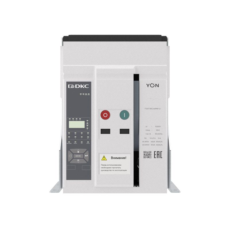 Выключатель автоматический воздушный 3P 1600А 66кА pro ANX16N расцепитель ETA стац. горизонт./вертикал. подключение YON ANX16NS3FH522200K