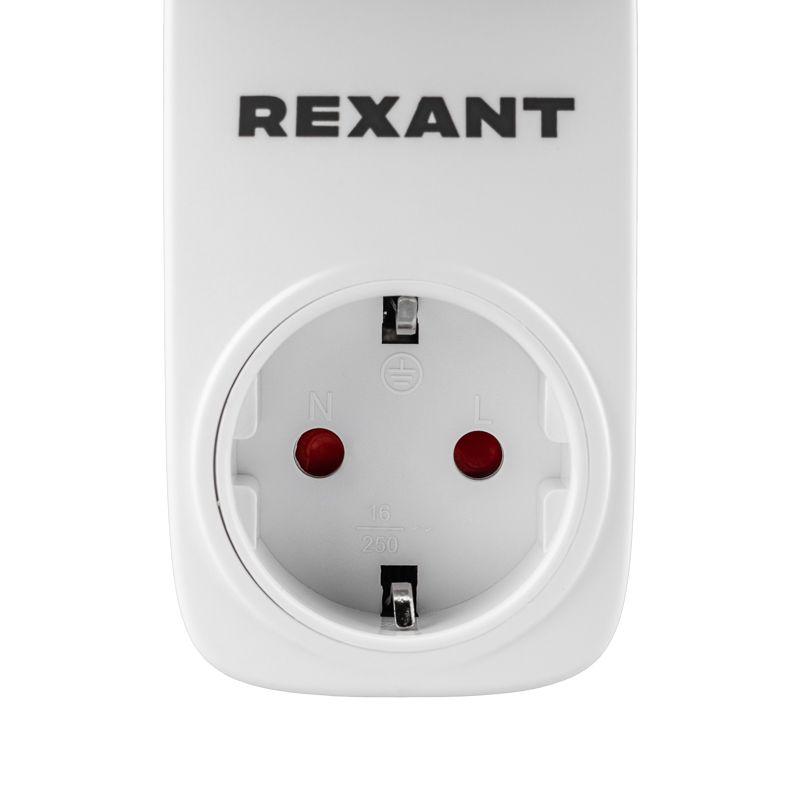 Реле напряжения «вилка-розетка» с дисплеем 16А Rexant 10-6040