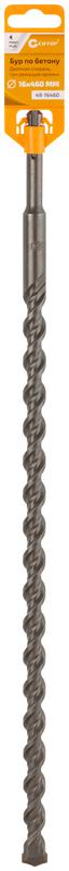 Бур по бетону Profi Plus двойн. спираль три пылеотводящие кромки 16х460мм Cutop 49-16460