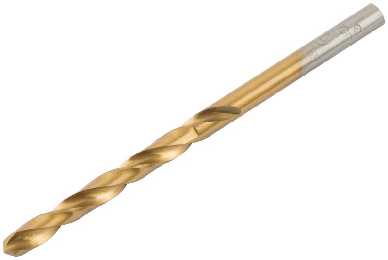 Сверло по металлу Profi с титановым покрытием 4.5х80мм (уп.10шт) Cutop 52-445