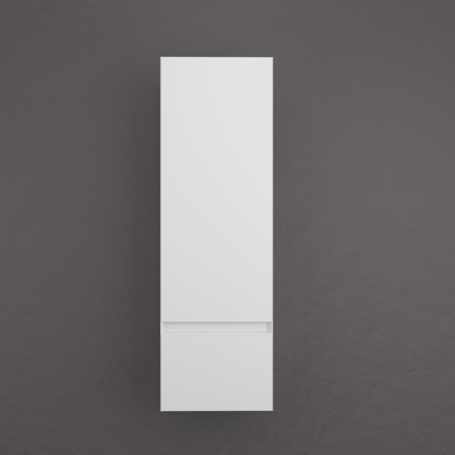 Пенал подвесной "Манхэттен" 36, ЭМАЛЬ 1 ящик PLUS белый матовый