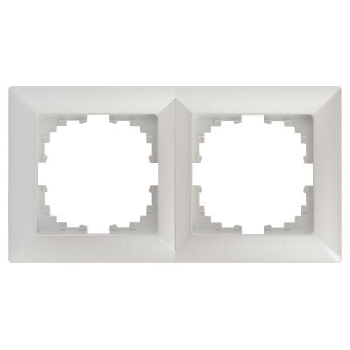 Рамка 2-м СП Solo 4-502-06 перламутр Intro Б0053995