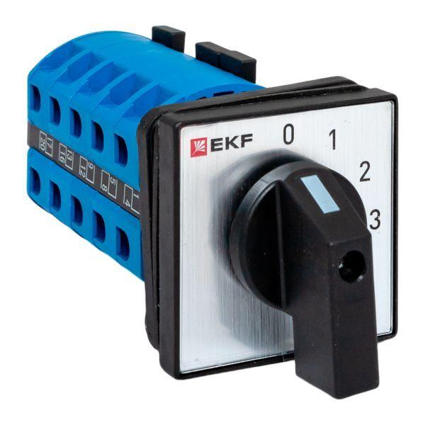 Переключатель кулачковый ПК-1-103 3п 25А "0-1-2-3" IP65 EKF pk-1-103-25-65