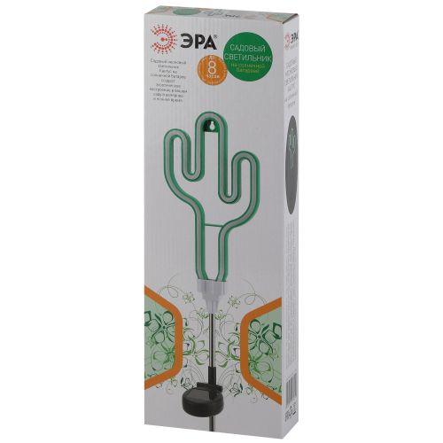 Светильник садовый неоновый ERASF012-31 Кактус солнечная батарея ЭРА Б0044239