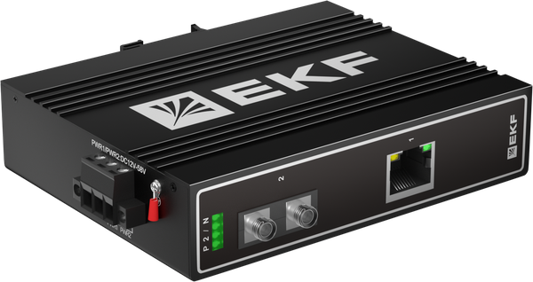 Медиаконвертер 10/100/1000Base-TX в 1000Base-X разъем FC двойн. одномодовое оптоволокно 1550нм TSX EKF TSX-MC1-1GX1GT-FC