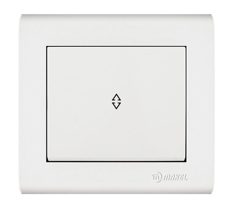 Выключатель проходной 1-кл. Manolya бел. Makel 41001005
