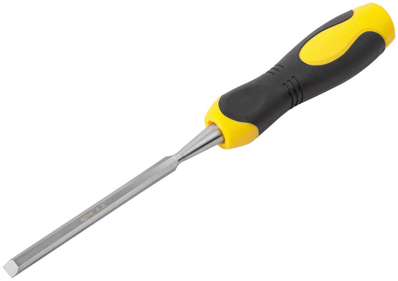 Стамеска профи CrV двухцветная прорезиненная ручка 8мм FIT 43172