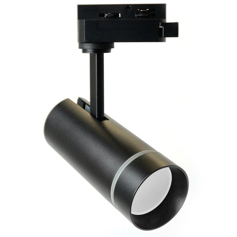 Светильник светодиодный трековый на шинопровод 12Вт 1080лм 2700К черн. 80град. AL106 Luna FERON 51010