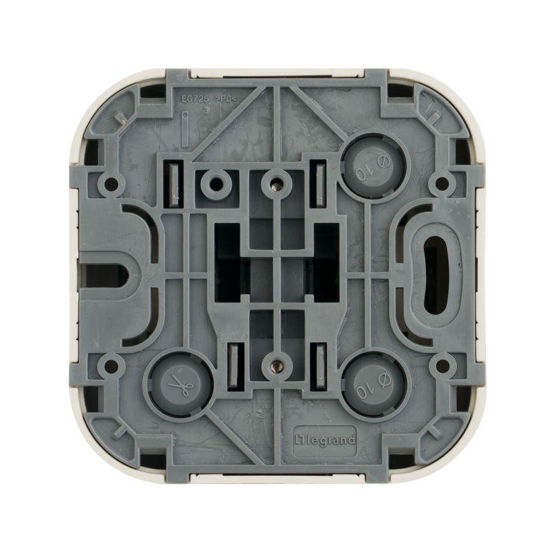 Выключатель 1-кл. ОП Quteo 10А IP20 10AX сл. кость IEK 782230