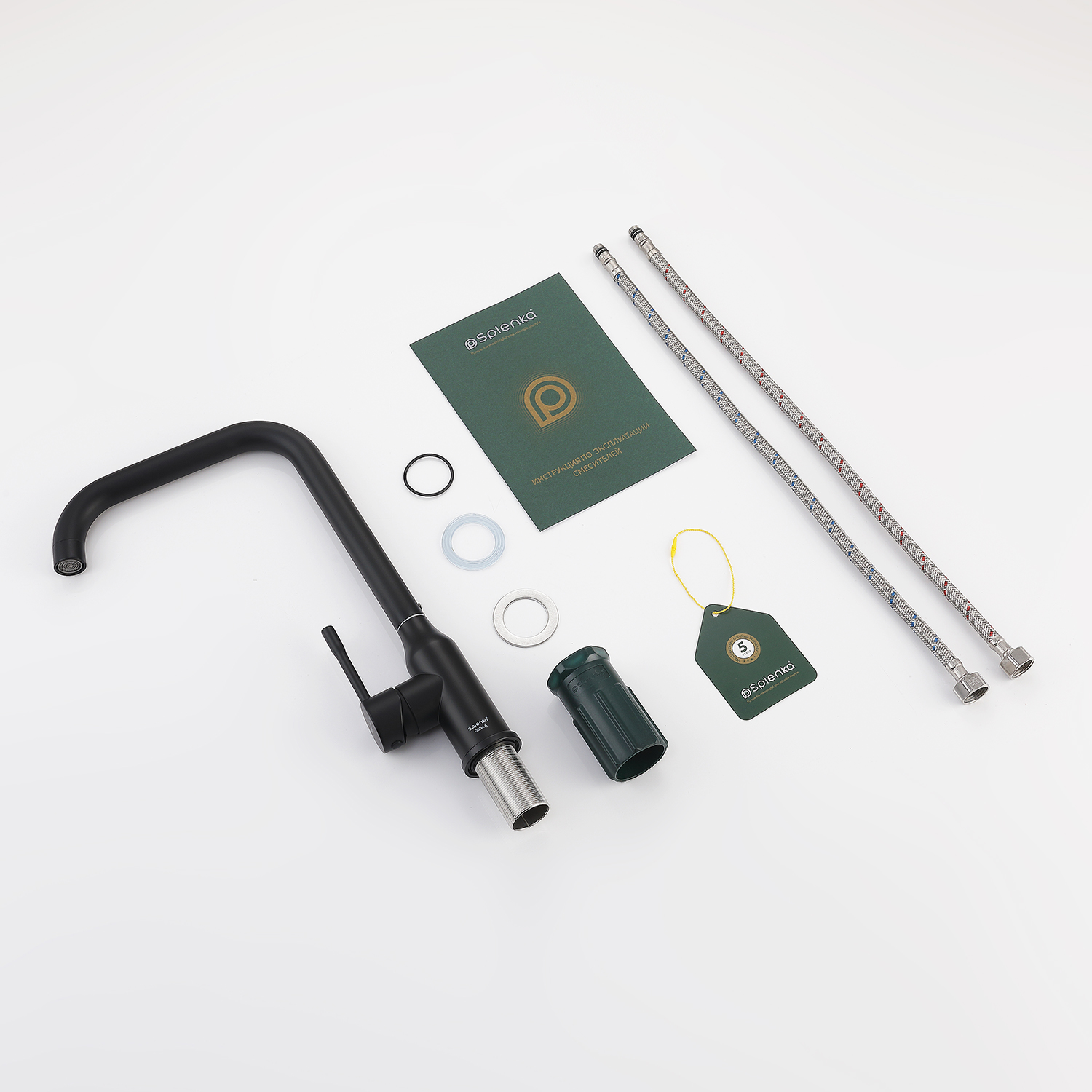 Смеситель для кухни Splenka S206.40.06, черный