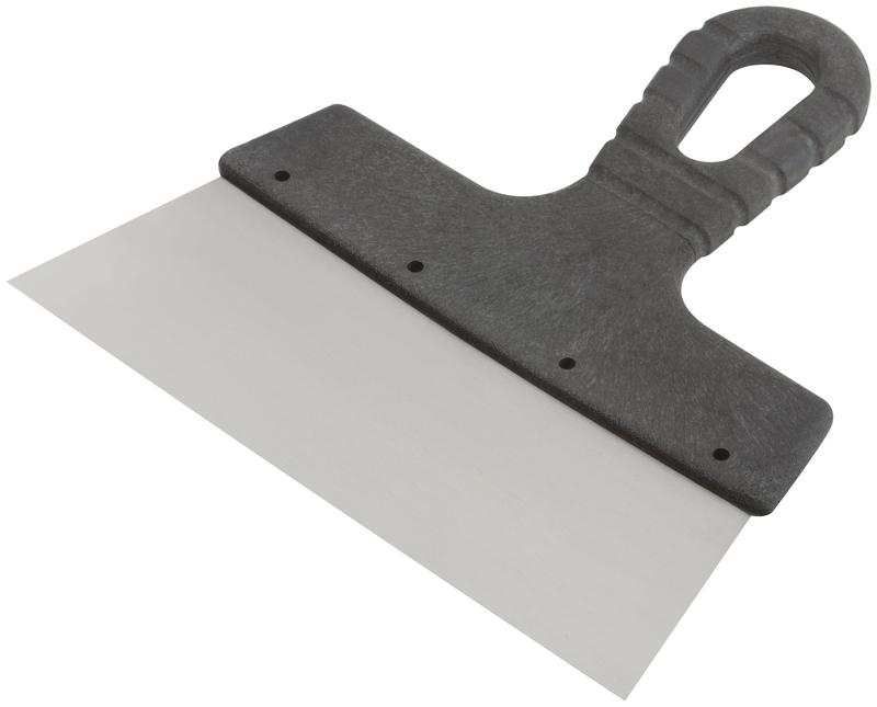 Шпатель лезвие нержавеющая сталь пластиковая ручка 200мм MOS 06566М