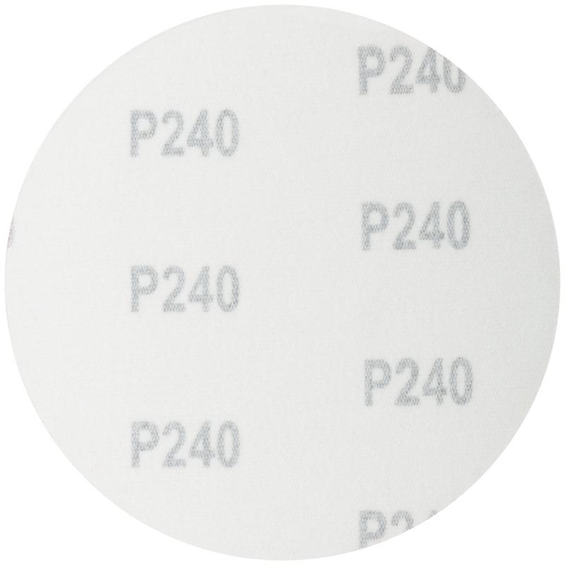 Круг шлифовальные сплошные (липучка) алюминий-оксидные 125мм Р 240 (уп.5шт) MOS 39829М