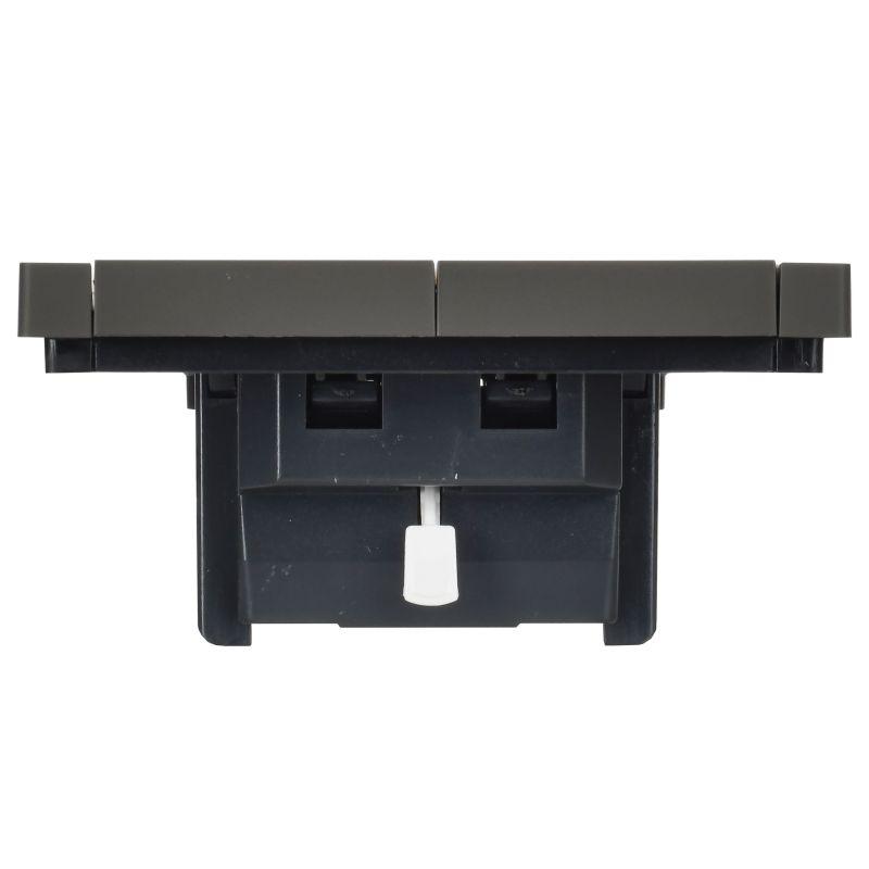 Выключатель жалюзи СП FORTE&PIANO 10А FP311 сер. IEK FP-V15-0-10-1-K03