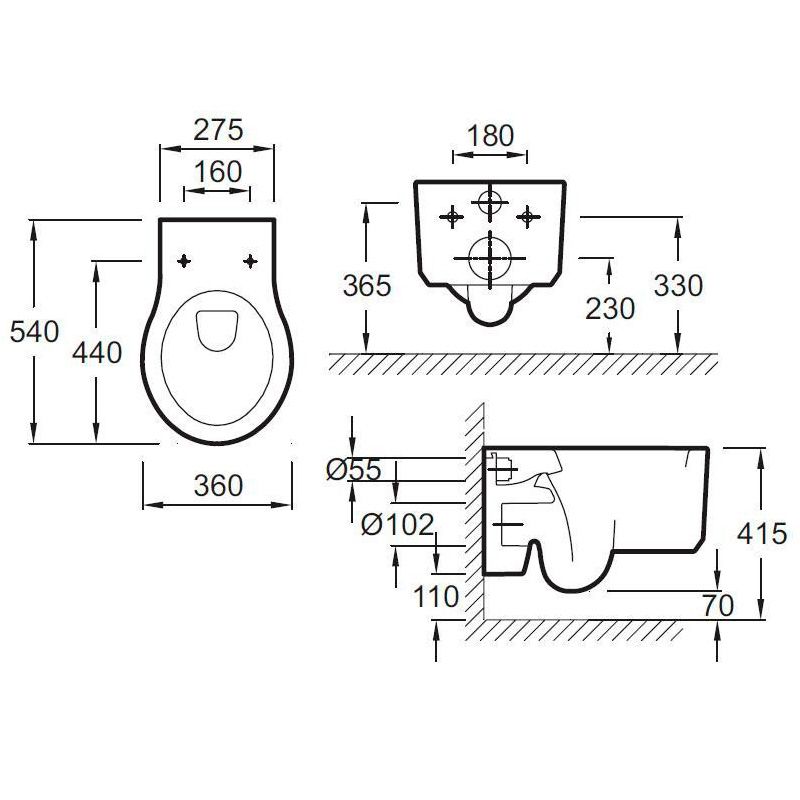 Унитаз подвесной Jacob Delafon Formilia Viragio E4773-00 с крышкой-сиденьем микролифт