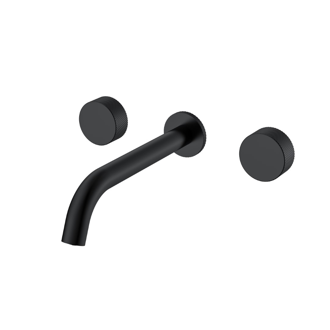 Смеситель из стены STICK SPIRALE на 3 отв. BLACK