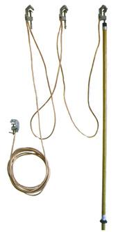 Заземление переносное для распределительных устройств ЗПП-220М сечение 35мм ЭЛЕКТРО ТРЕЙД ELP-ZAP245-35