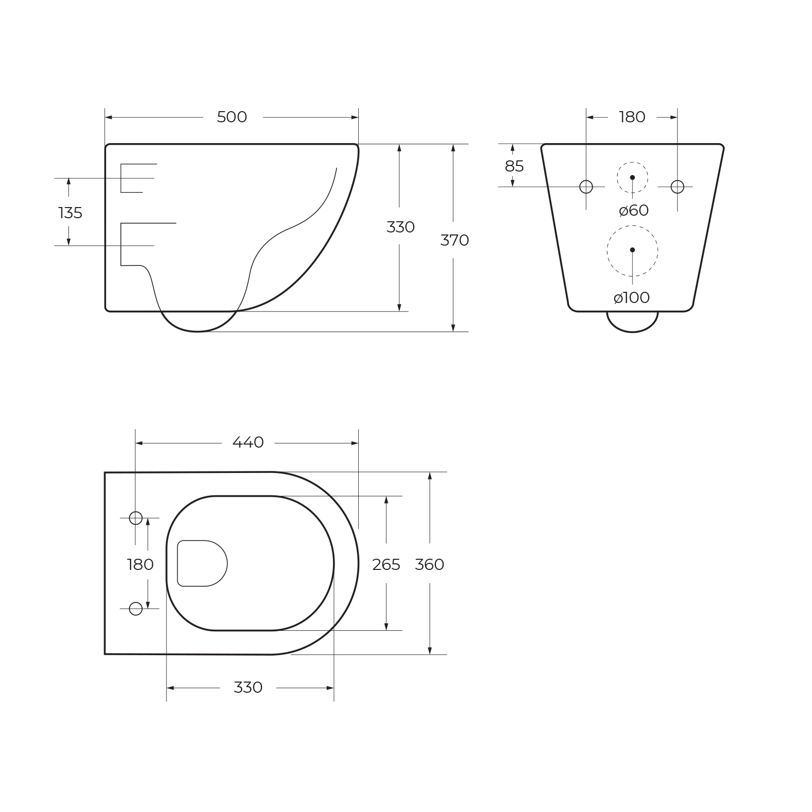 Унитаз подвесной безободковый BelBagno SFERA-TOR BB046CH-TOR/BB2111SC