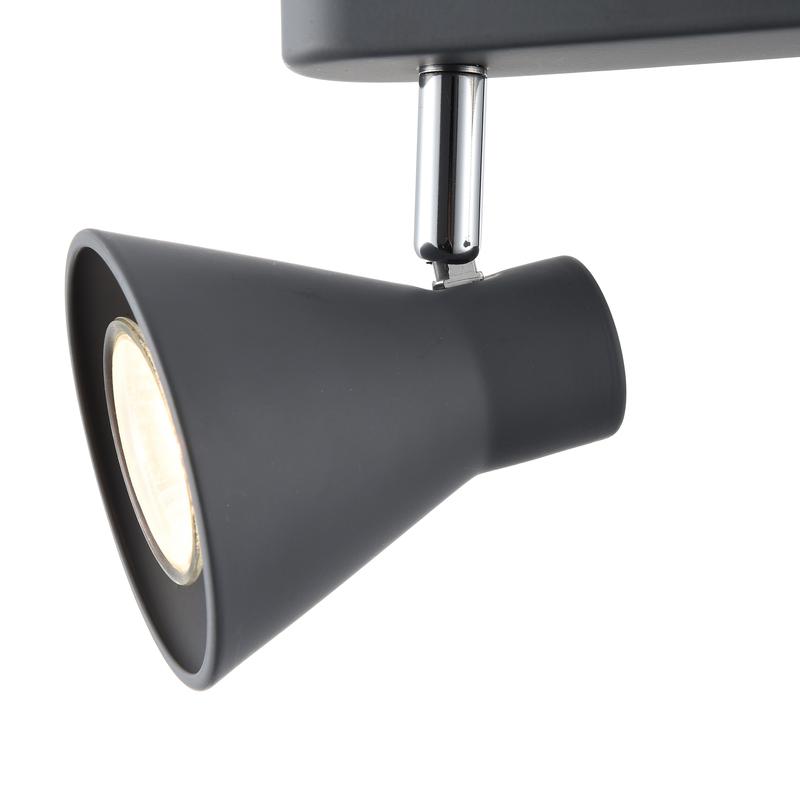 Светильник Claris 35Вт GU10х2 IP20 спот Freya FR4308-CW-02-GR