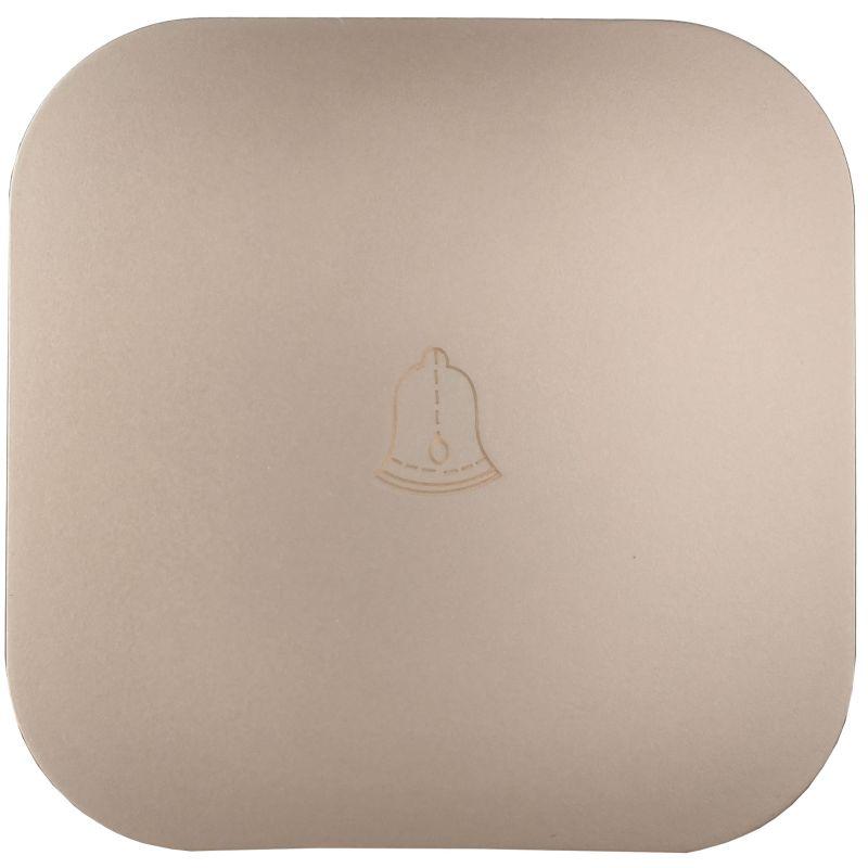 Выключатель 1-кл. ОП GLORY ВСс20-1-0-ХШм 10А самовозврат. шампань матов. IEK EVH14-K37M-10